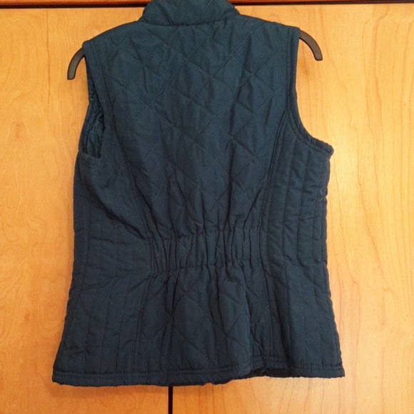 Relativity Teal Colored Zippered Vest - Picture 2 of 2